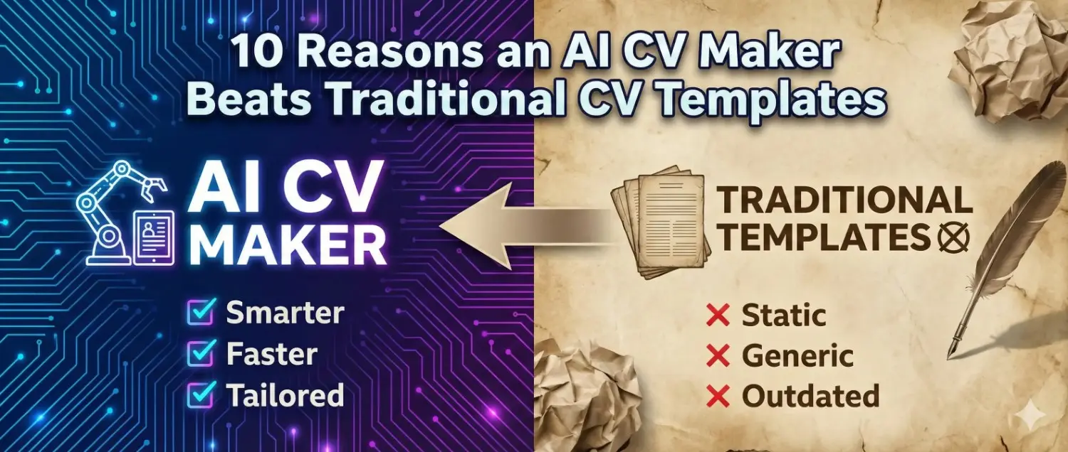 10 Reasons an AI CV Maker Beats Traditional CV Templates