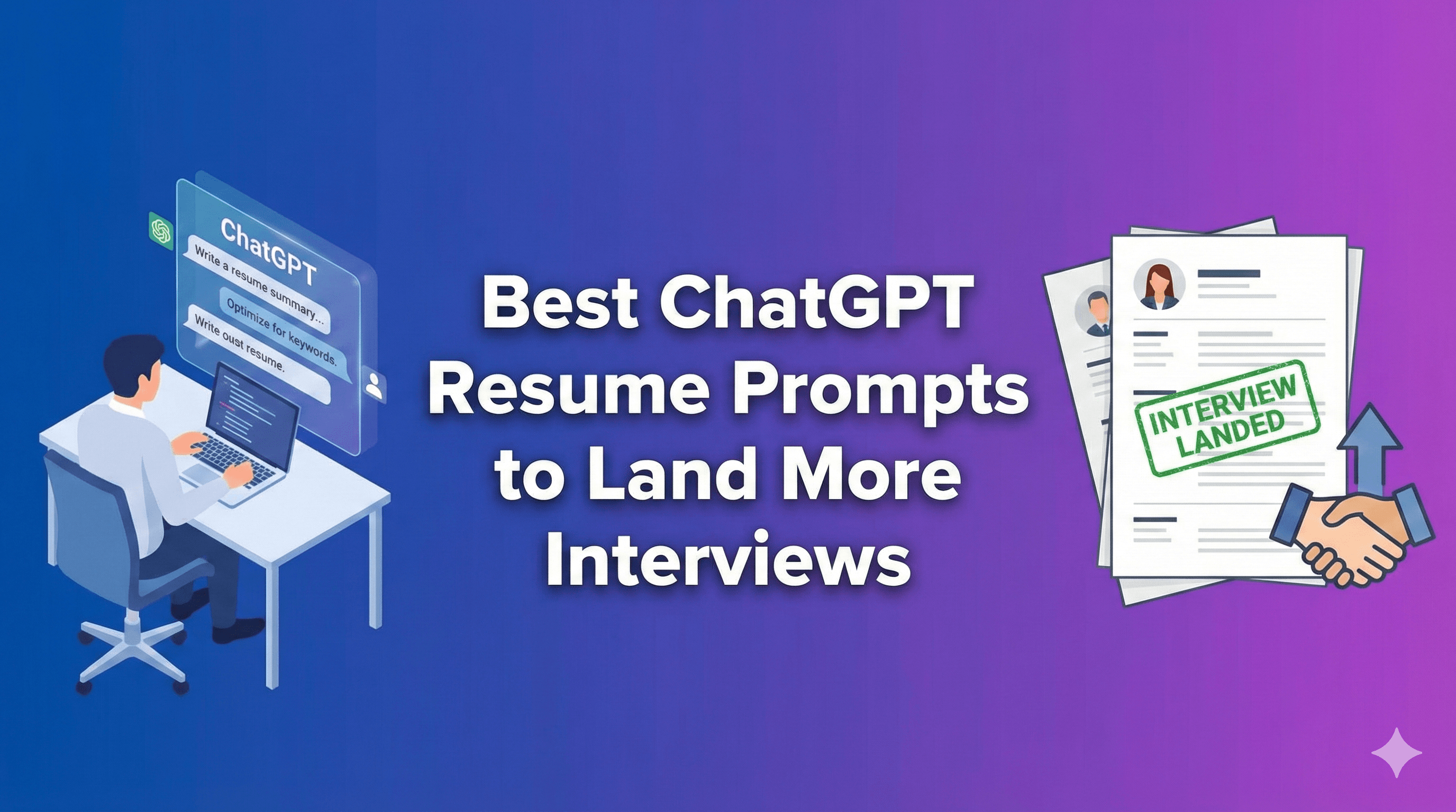 Best ChatGPT Resume Prompts to Land More Interviews