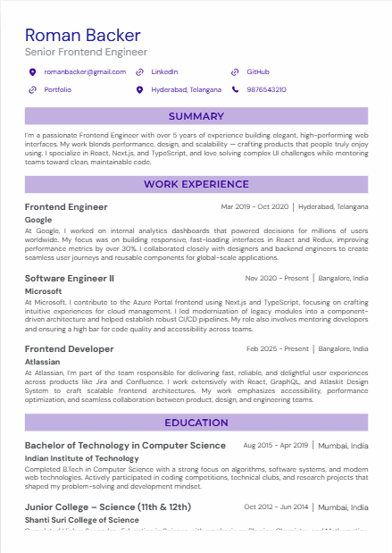 Cover Letter Template