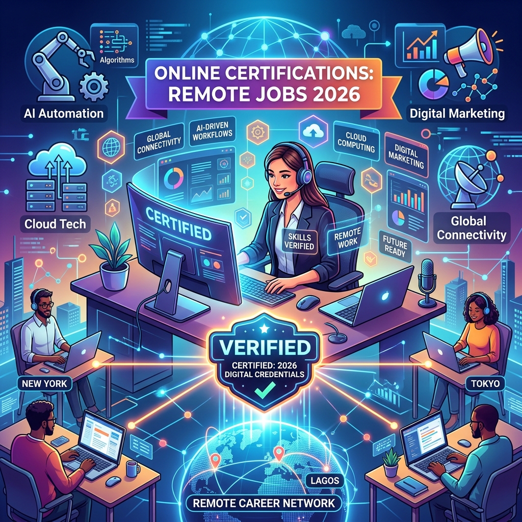 Online Certifications for Remote Jobs: A Guide for 2026