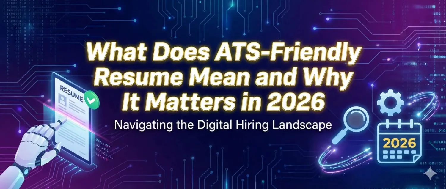 What Does ATS-Friendly Resume Mean and Why It Matters in 2026
